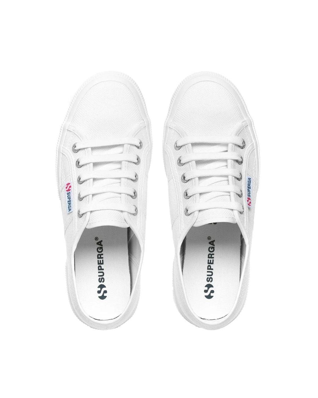 Superga White 2750 Cotu Classic Logo Trainers for men