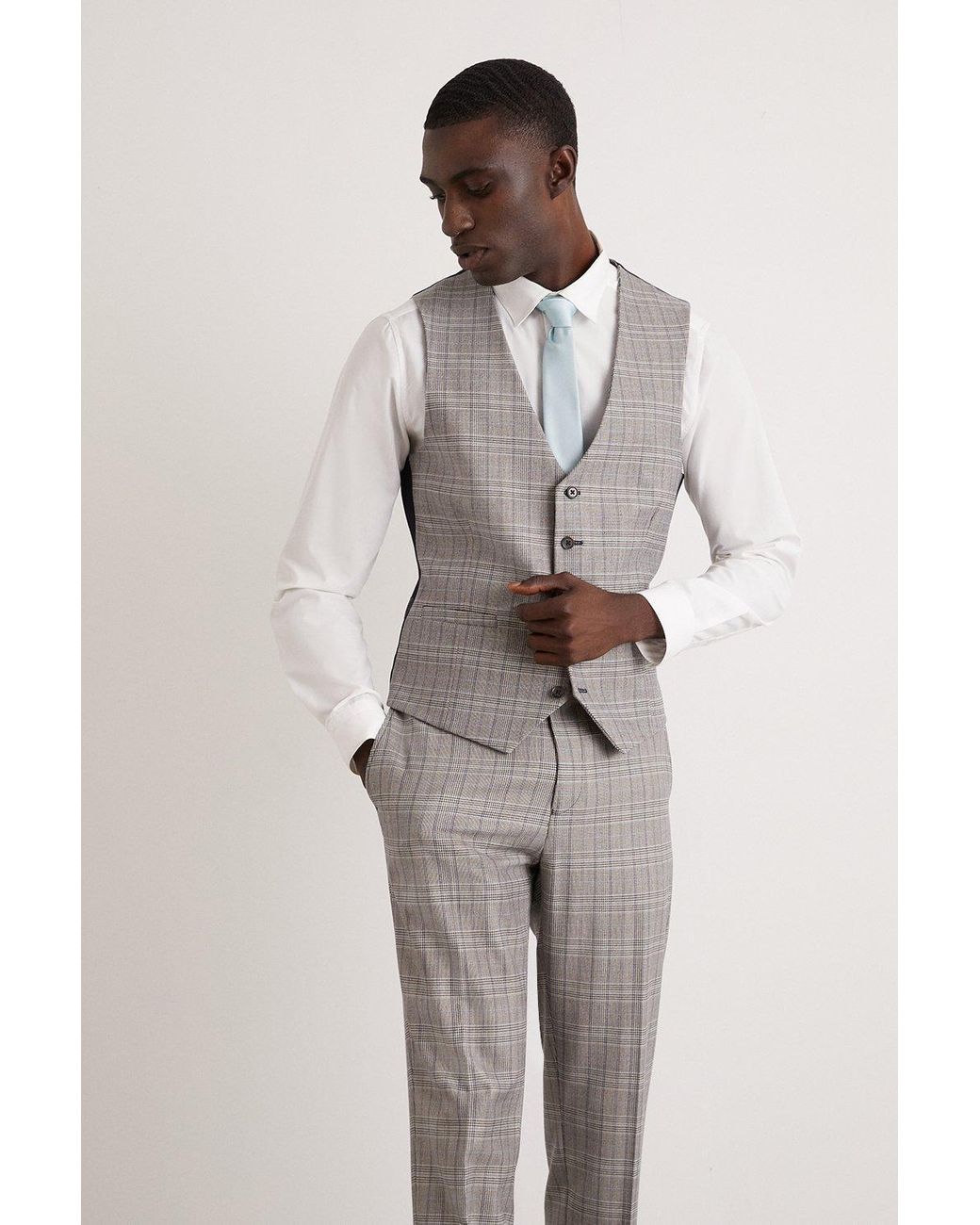 Burton grey hotsell waistcoat