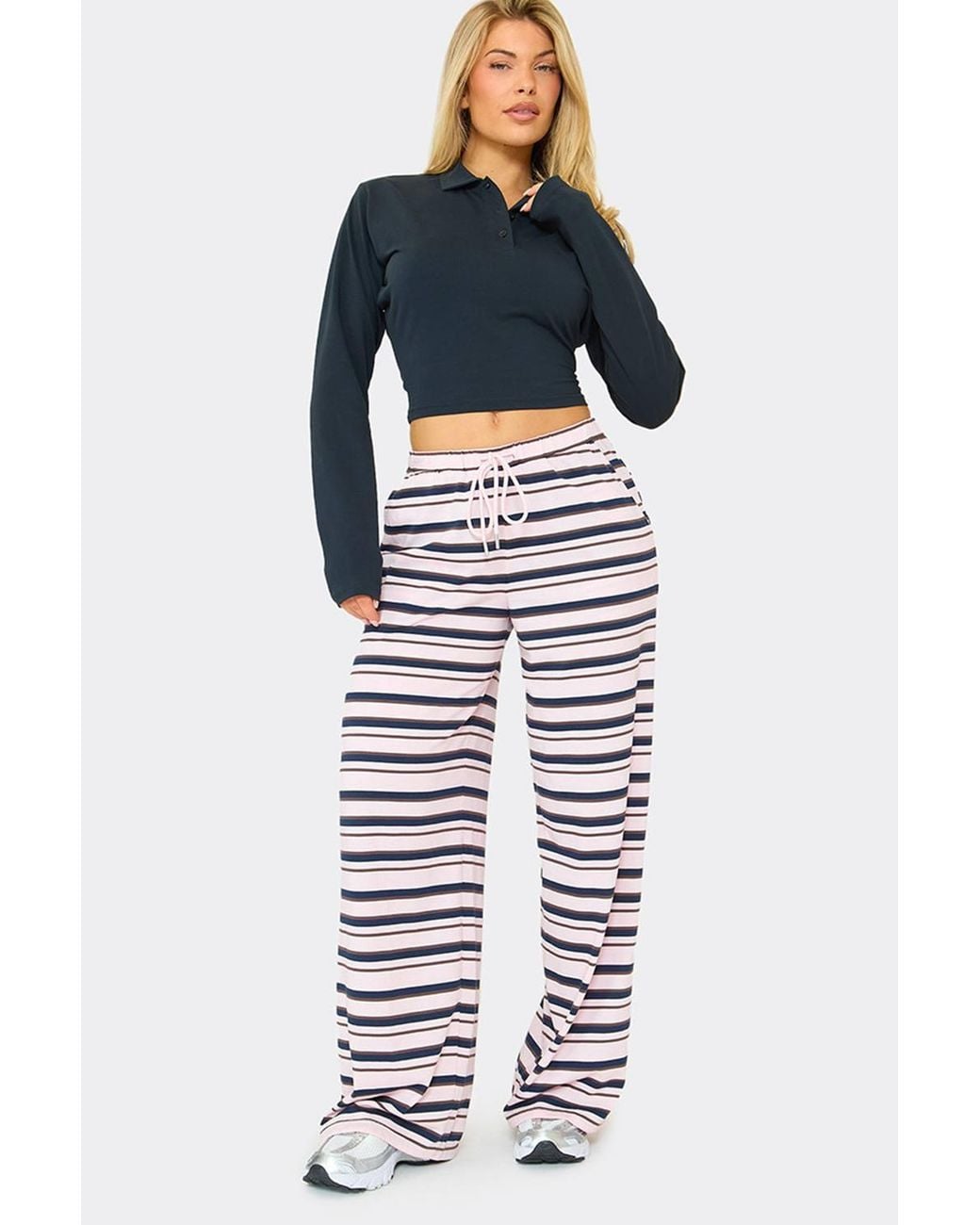 EGO Blue Long Sleeve Top
