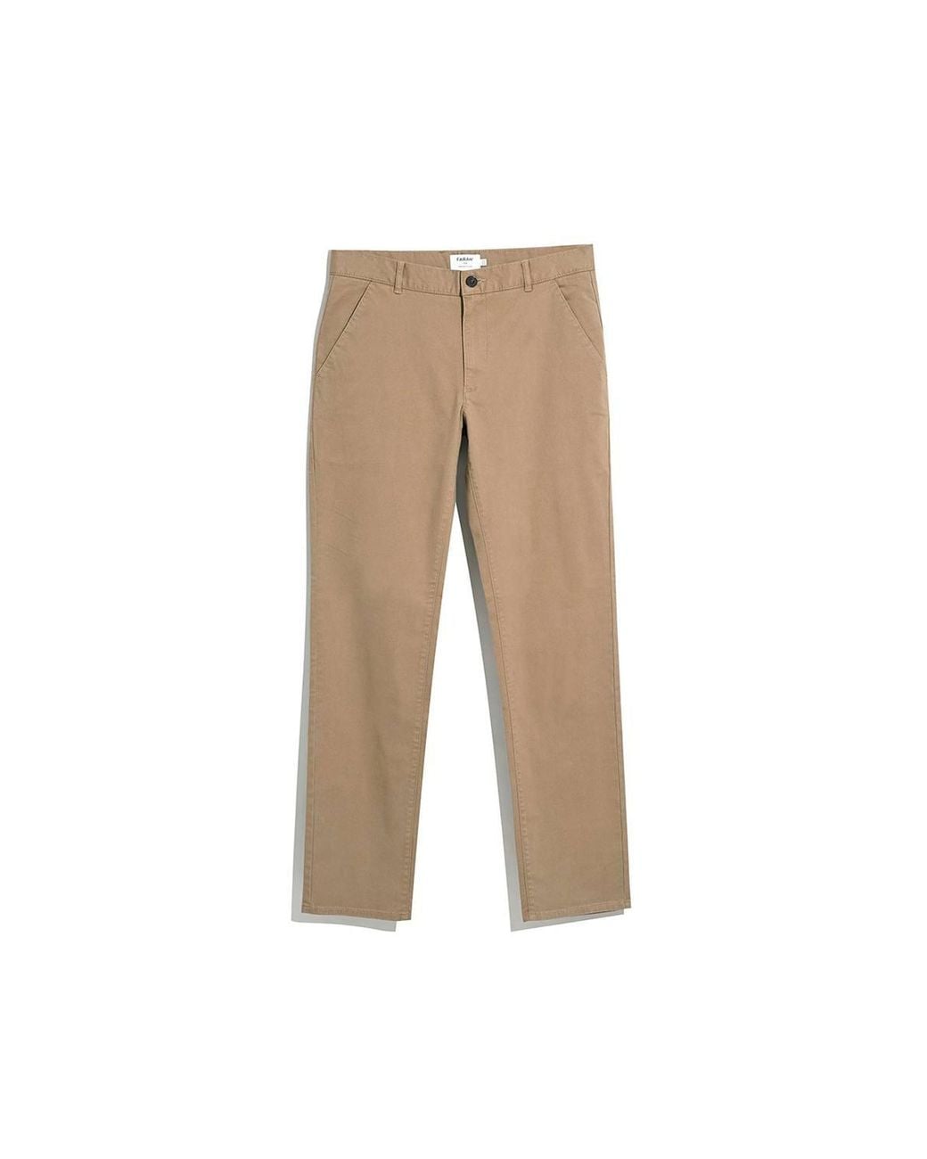 Farah Natural Elm Stretch Chino Trousers for men