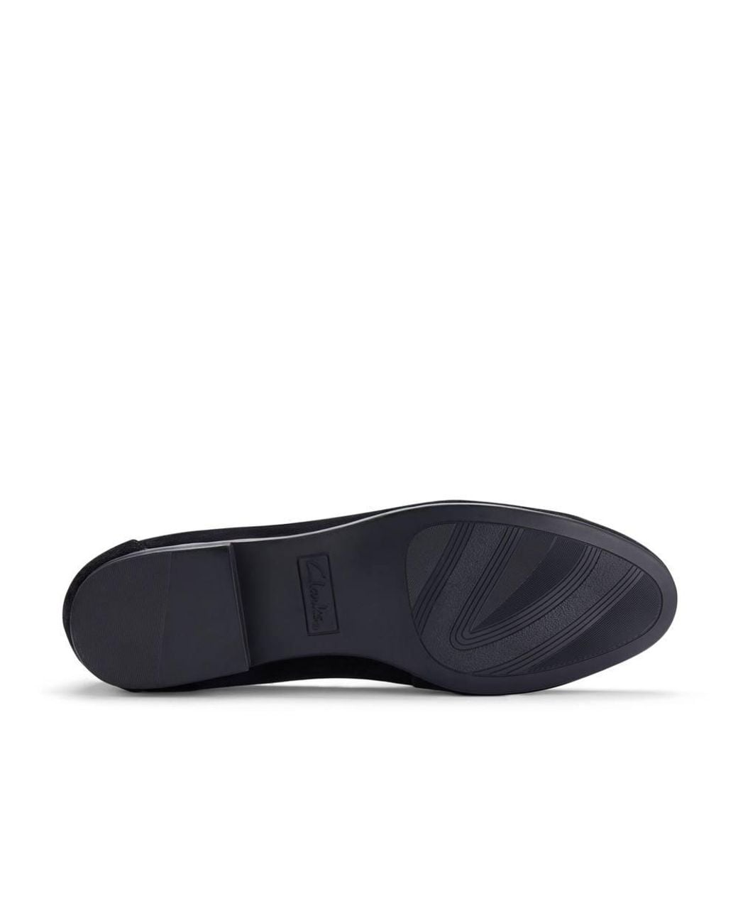 Clarks Blue Tamna Strap Suede Loafers, Slip Ons