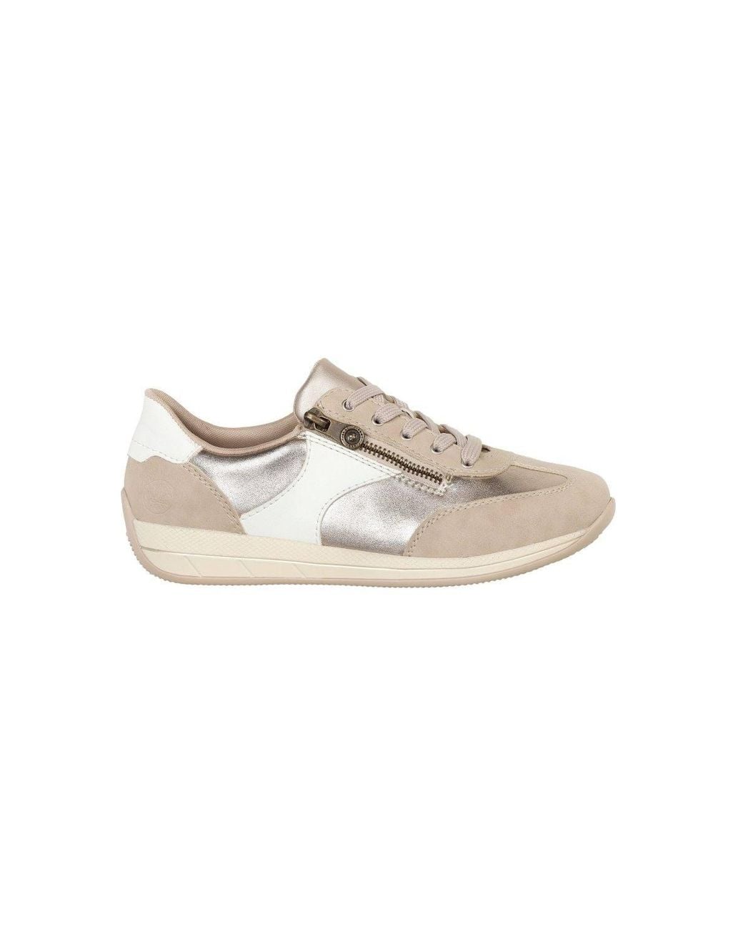 Rieker Natural 'Honor' Extra Wide Fit Trainers