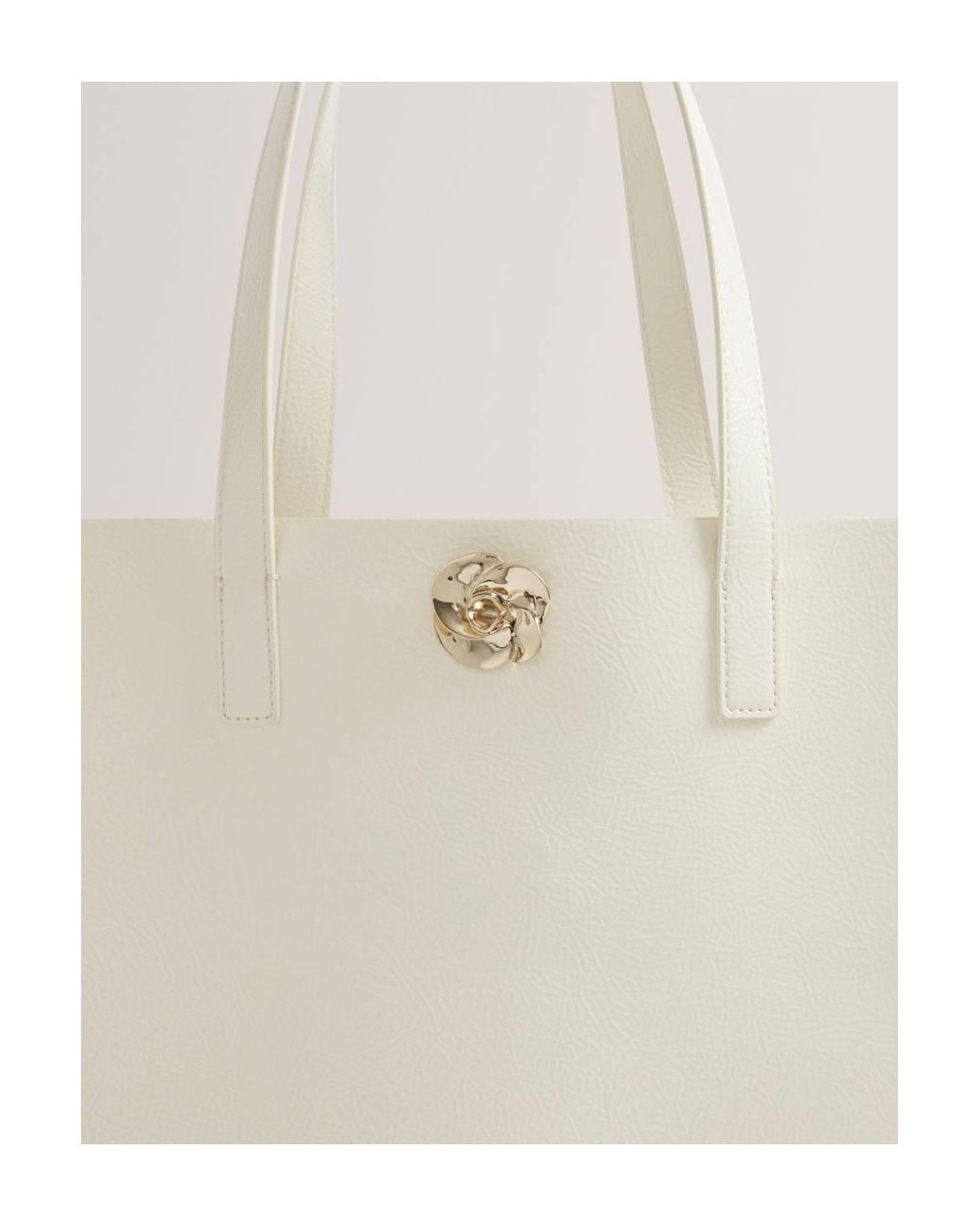 Ted Baker Natural Rose Detail Crinkle Large Tote Bag