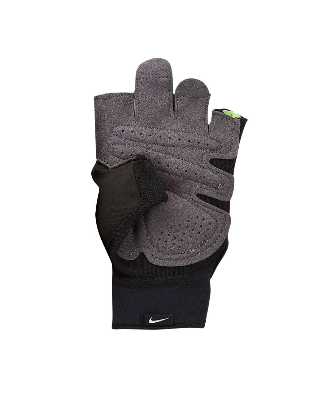 Nike Black Ultimate Heavyweight Fitness Fingerless Gloves for men