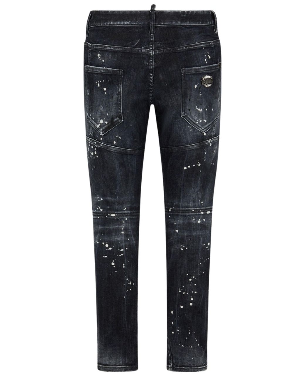 DSquared² Blue Tidy Biker Button Fly Skinny Fit Jeans for men