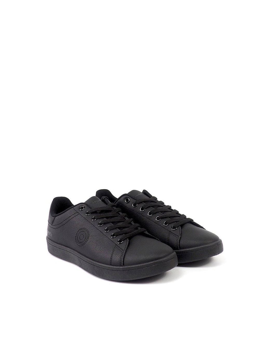 Lambretta Black 'Pinball 2' Cupsole Trainer for men