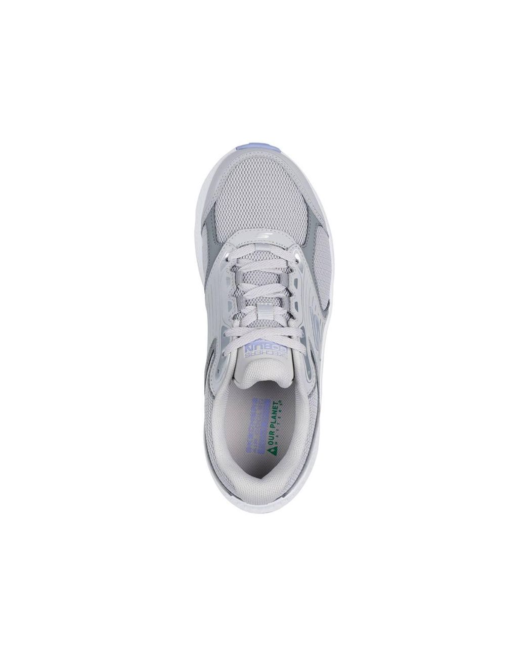 Skechers White Go Run Consistent 2.0 Advantage Leather Overlay Lace Up Leather