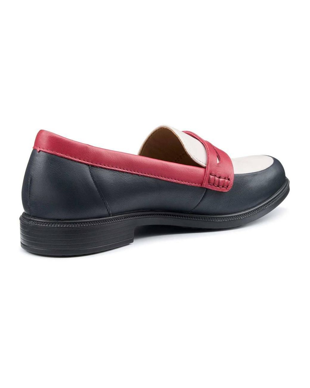 Hotter Blue Wide Fit 'Dorset' Loafers