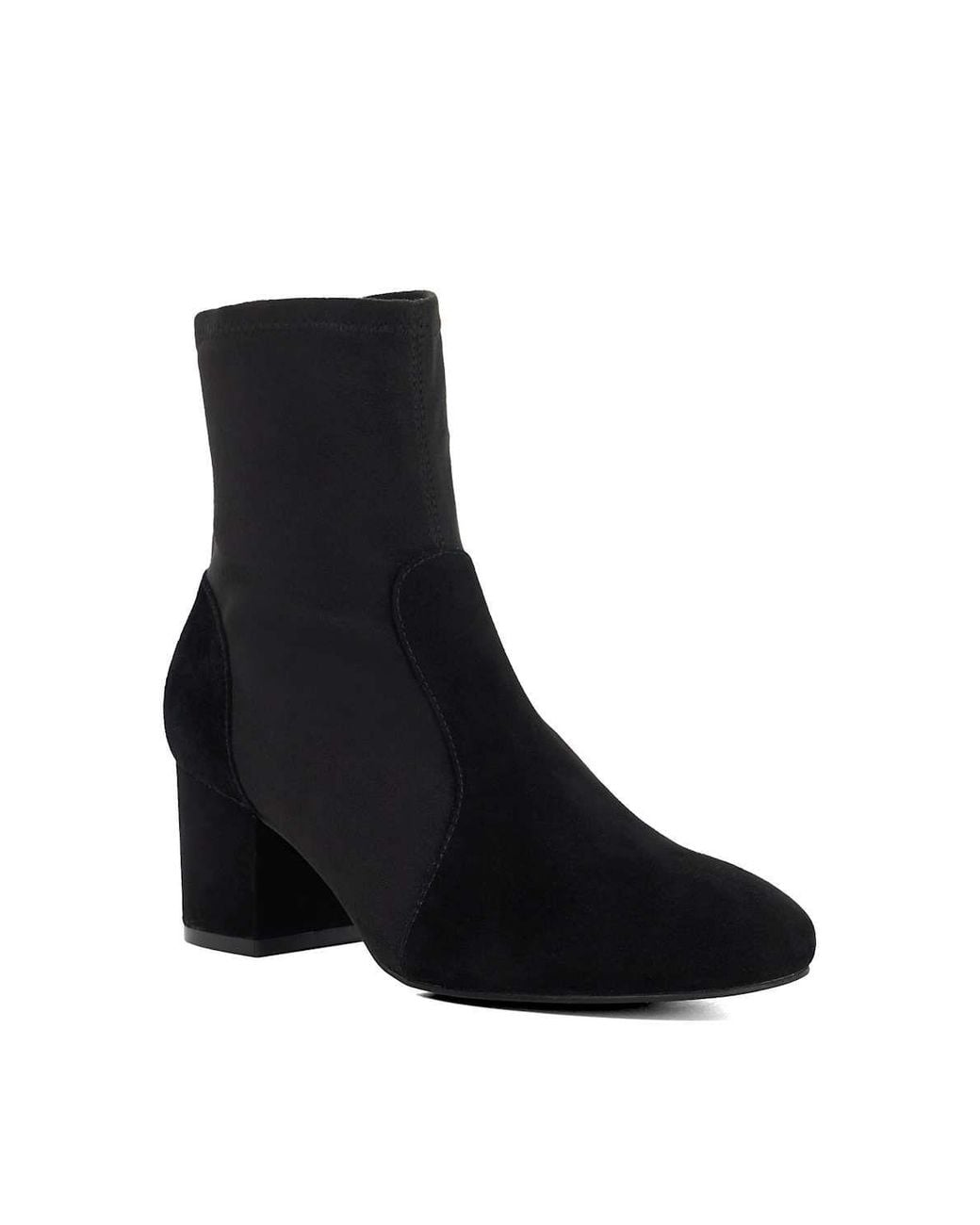 Dune Black 'Olianna' Suede Ankle Boots