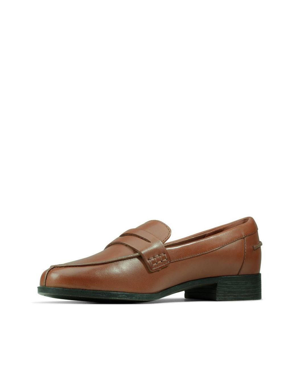 Clarks Brown Hamble Loafer Tan Leather Loafers, Slip Ons