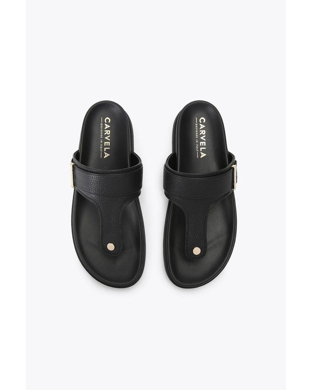 Carvela Kurt Geiger Black 'Serena Tt' Sandals