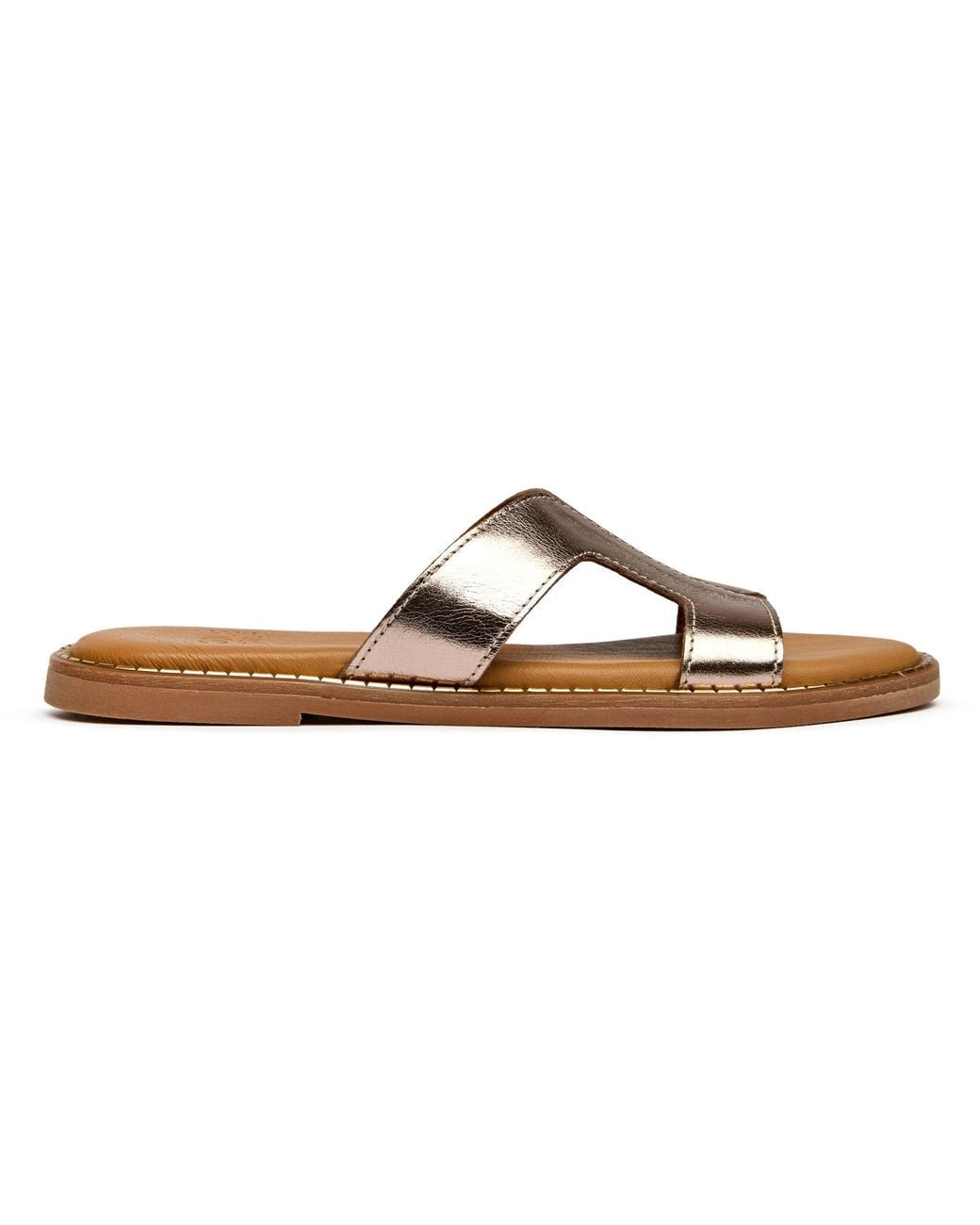 Sole Brown Noor Slide Sandals