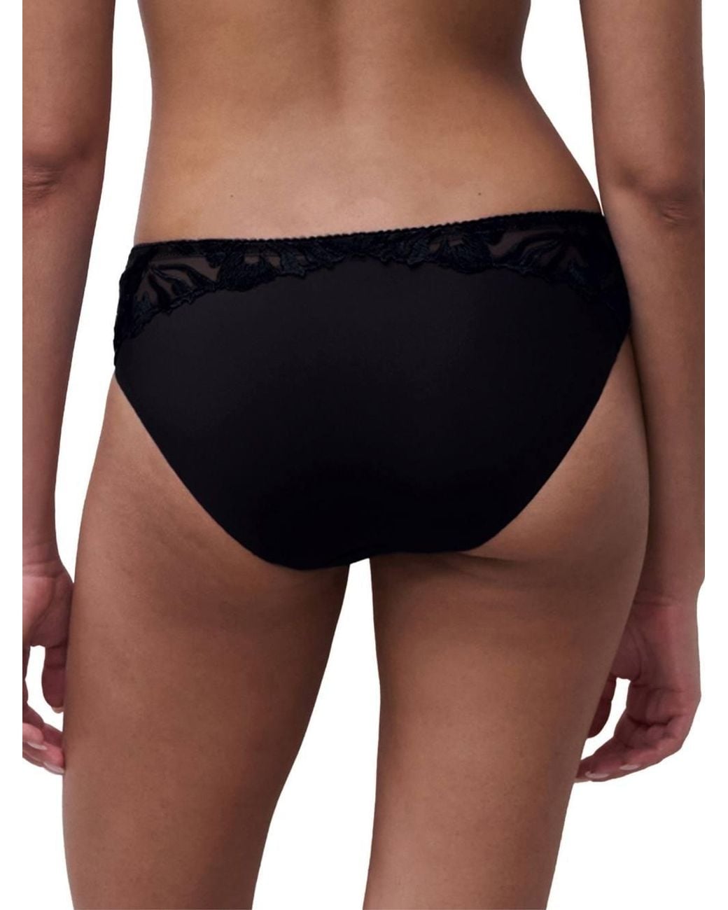 Chantelle Black Majestic Covering Brief