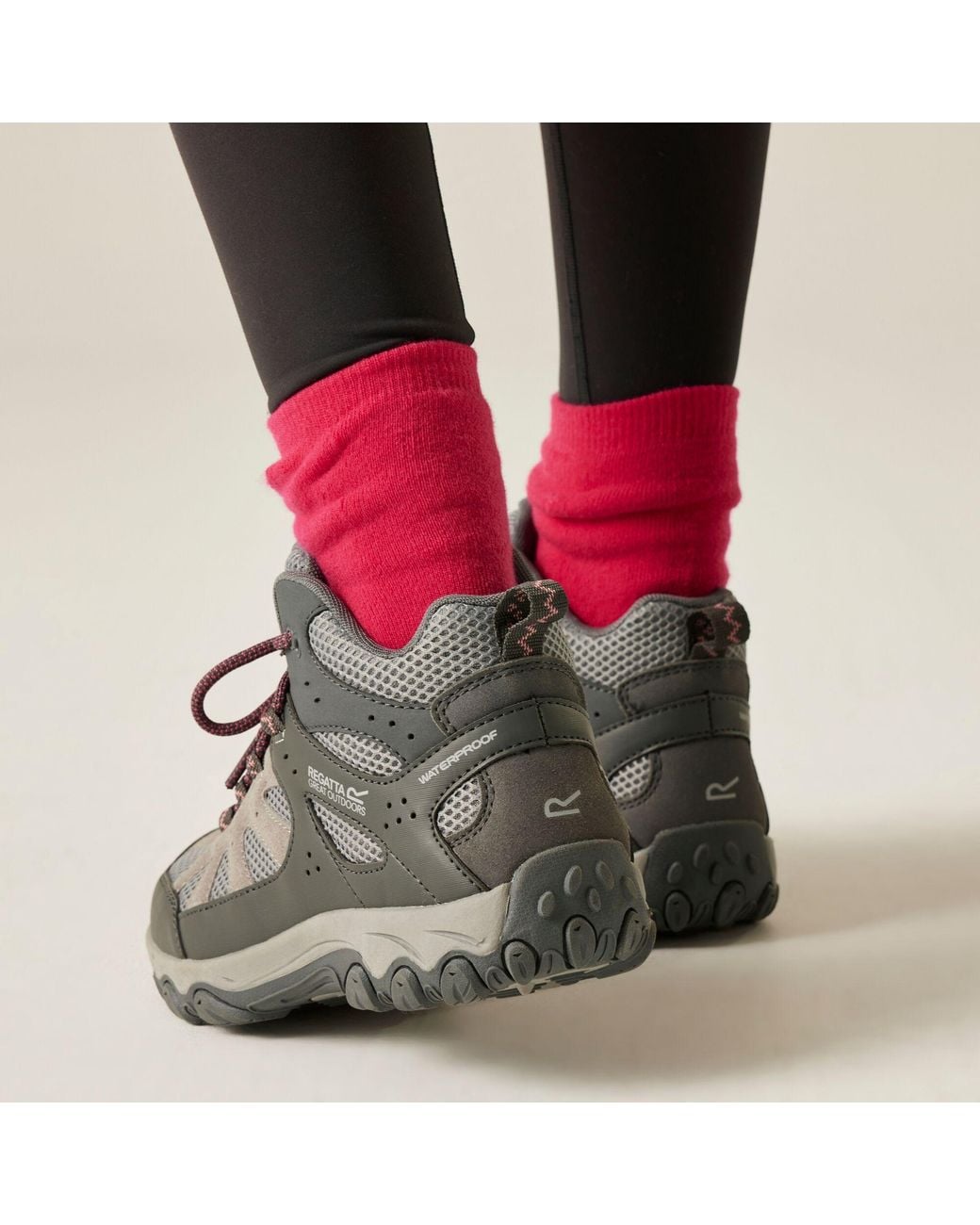 Regatta Gray Edgepoint Waterproof Breathable Mid Walking Boots