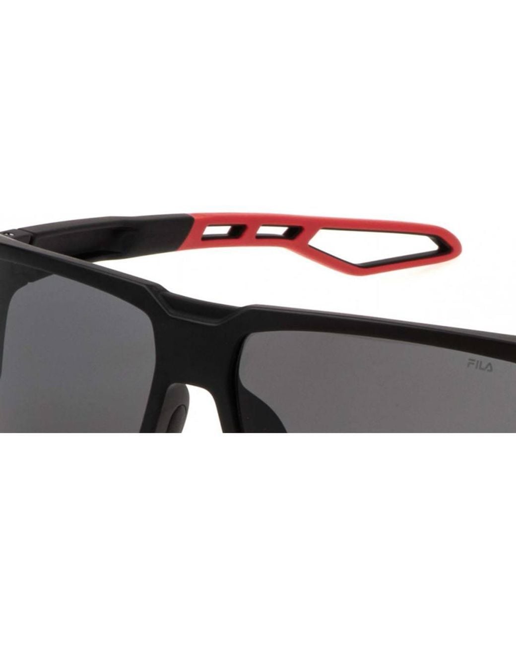 Fila Black Sfia05-99U28V Square/Rectangle Sunglasses for men
