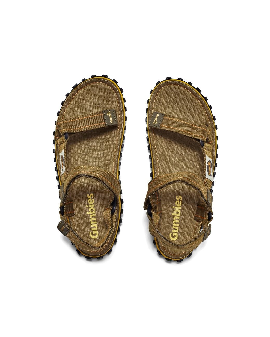 Gumbies Brown Tracker Sandals for men