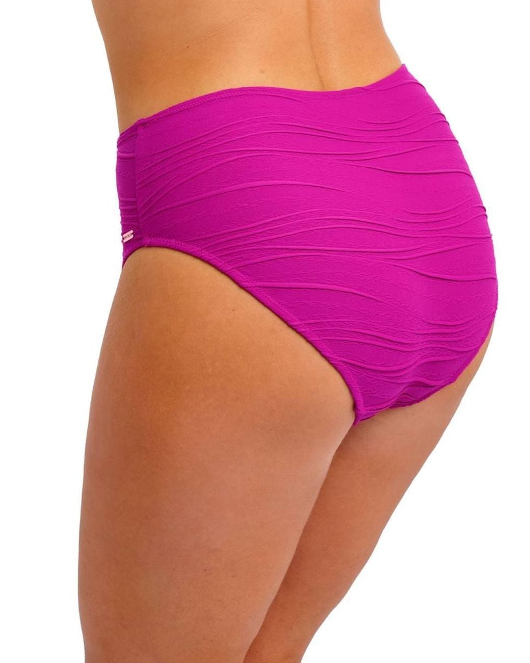 Fantasie Purple Beach Waves High Waist Bikini Brief