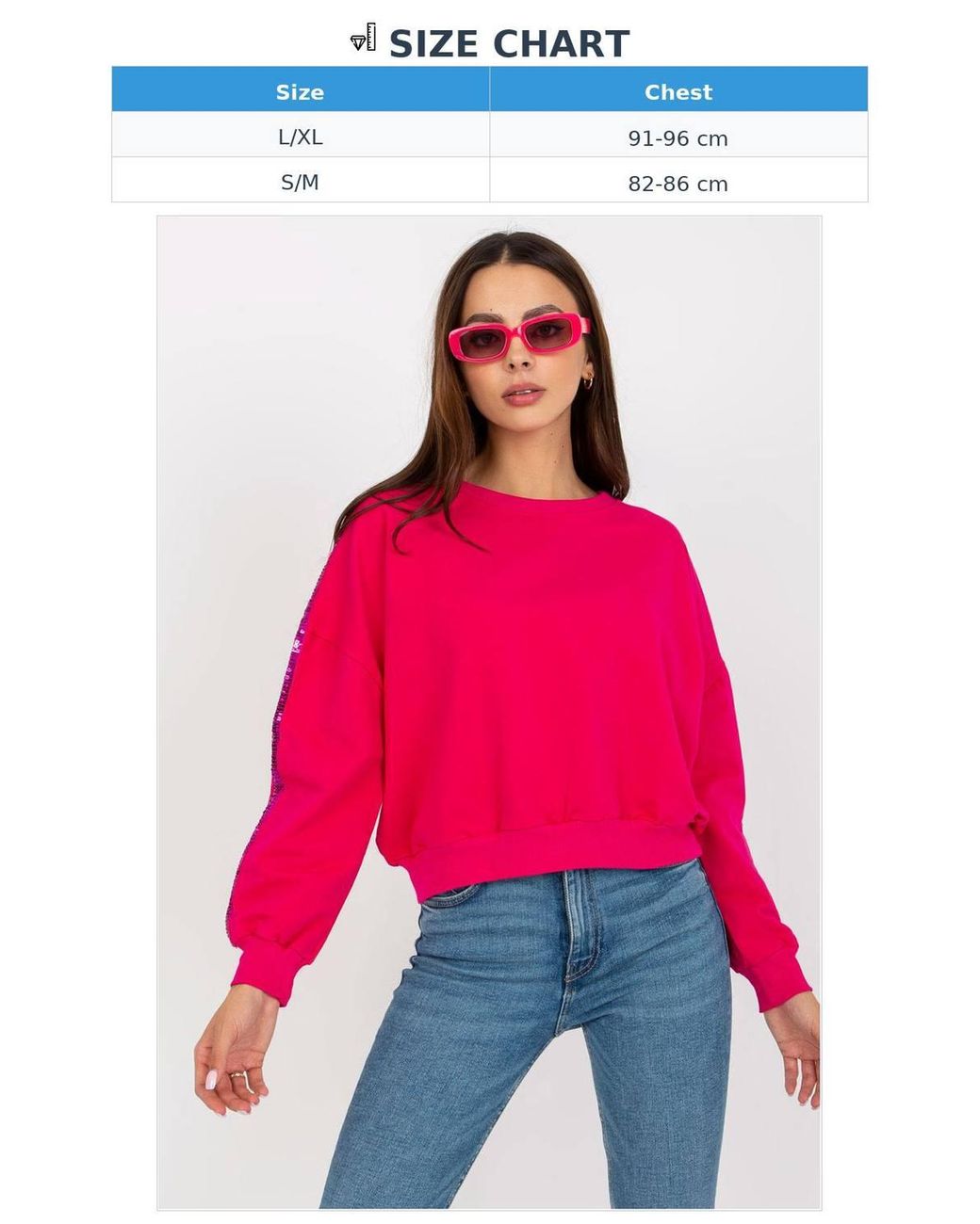 Love Lace Red Long Sleeve Round Neck Blouse Sequin Sleeves