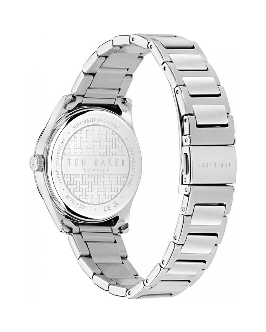 Ted Baker Blue Bkpclf507 Fashion 34Mm Quartz Watch