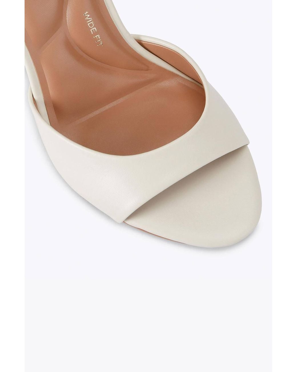 Carvela Kurt Geiger White 'Corletta Sandal Wide Fit' Heels