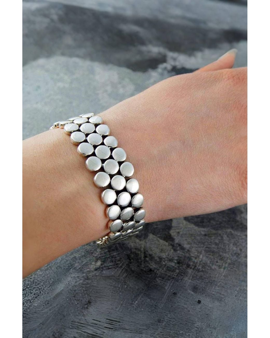 Otis Jaxon London Blue Scales Chunky Bracelet