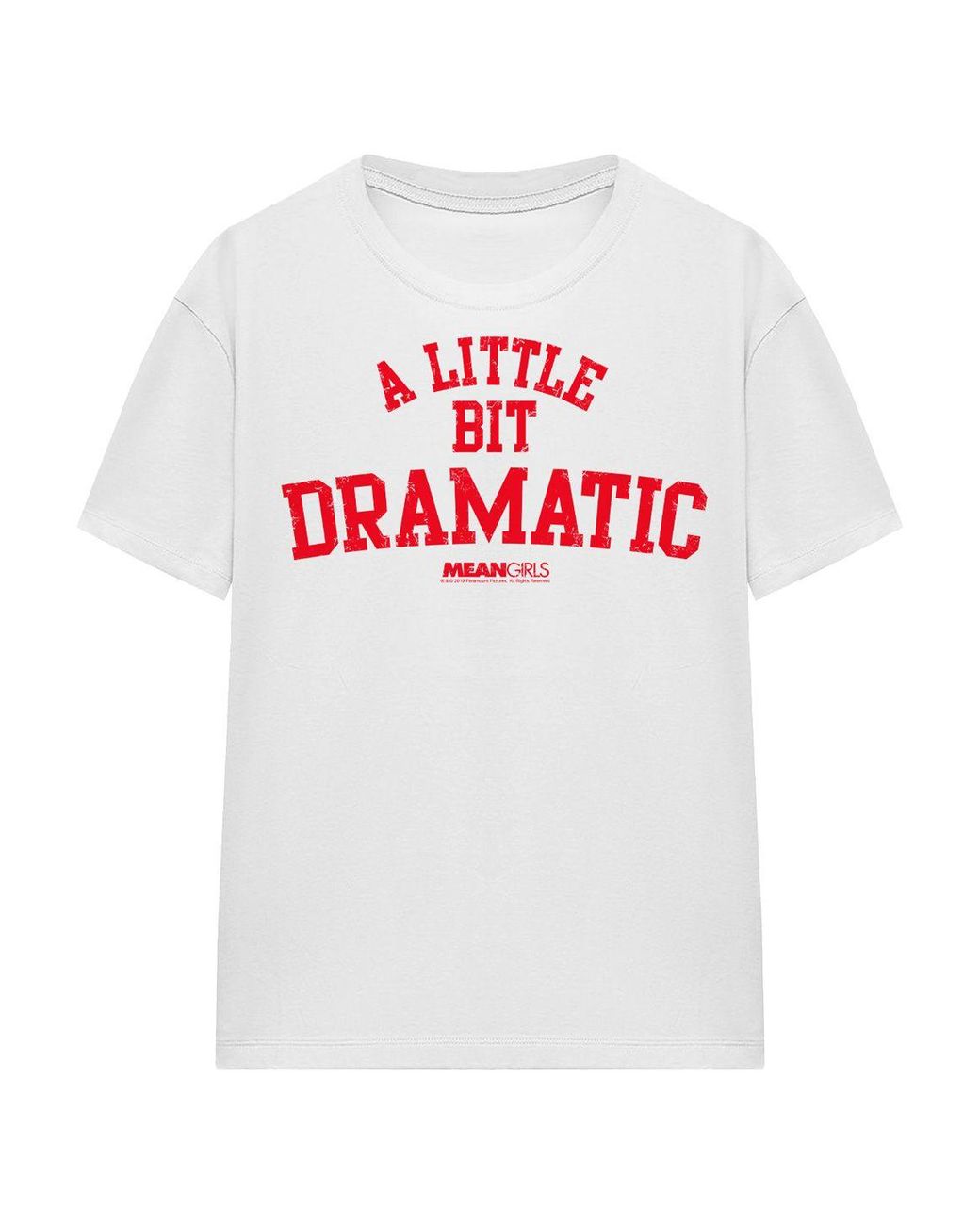 Mean Girls White Dramatic T-Shirt