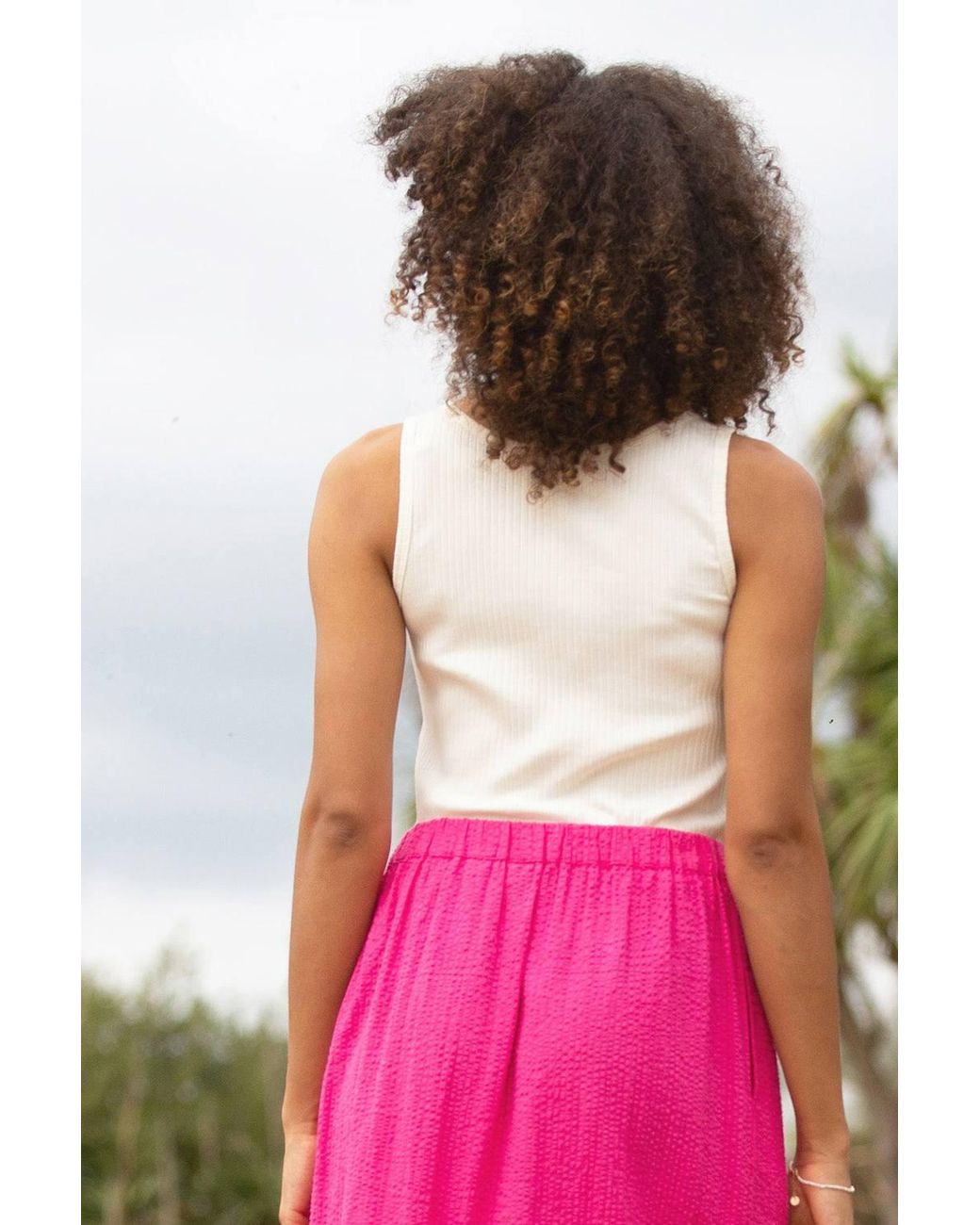 Kite Pink Dorchester Ribbed Vest Off