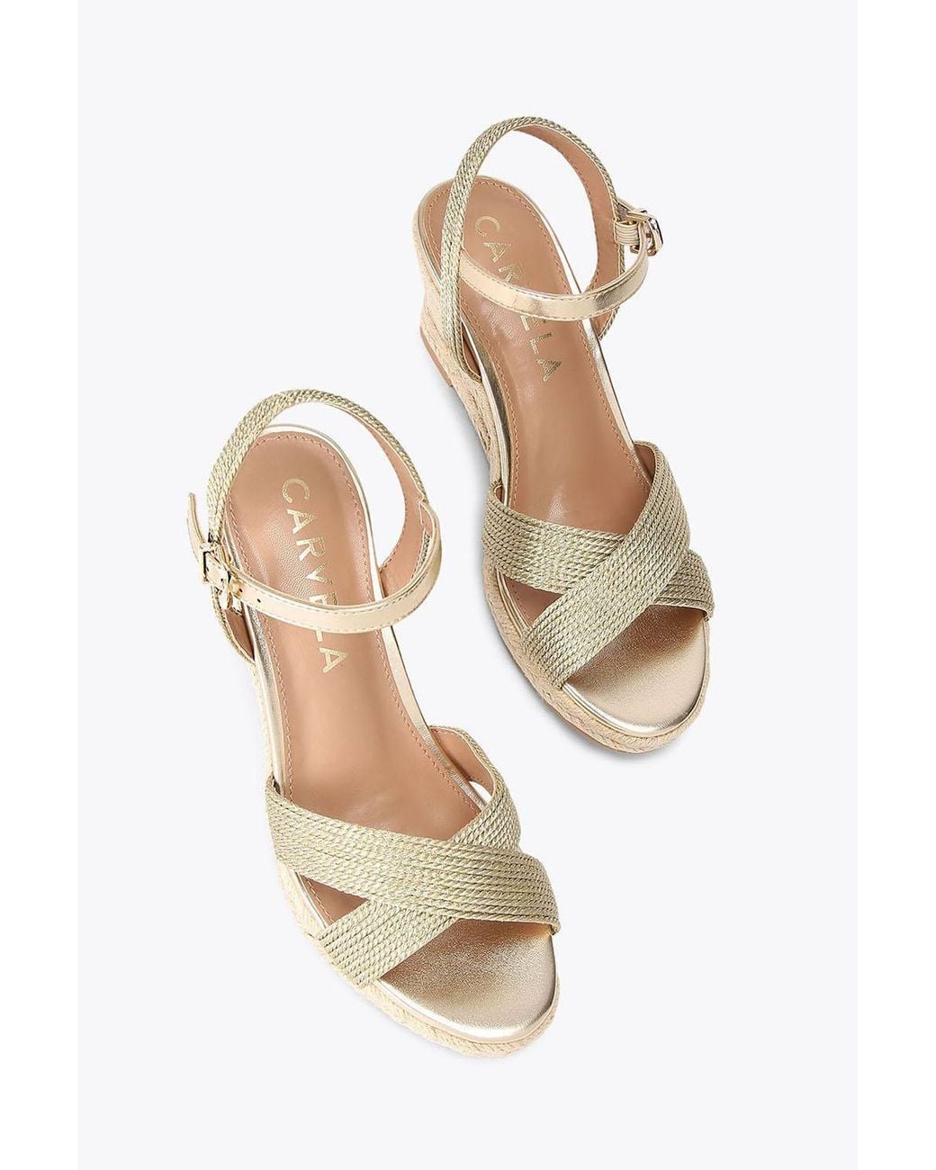 Carvela Kurt Geiger White 'Divine' Fabric Heels