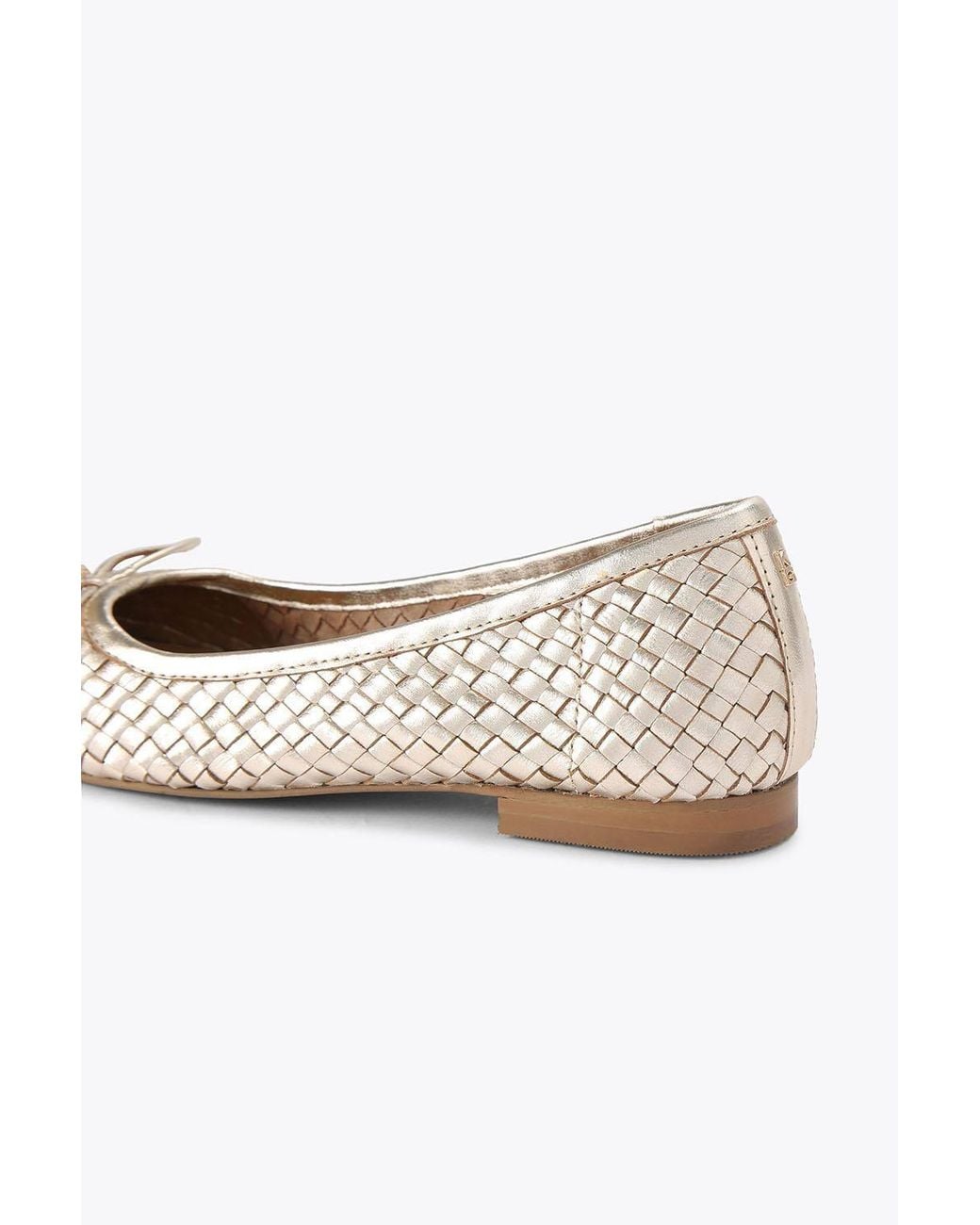 KG by Kurt Geiger White 'Nora' Leather Flats