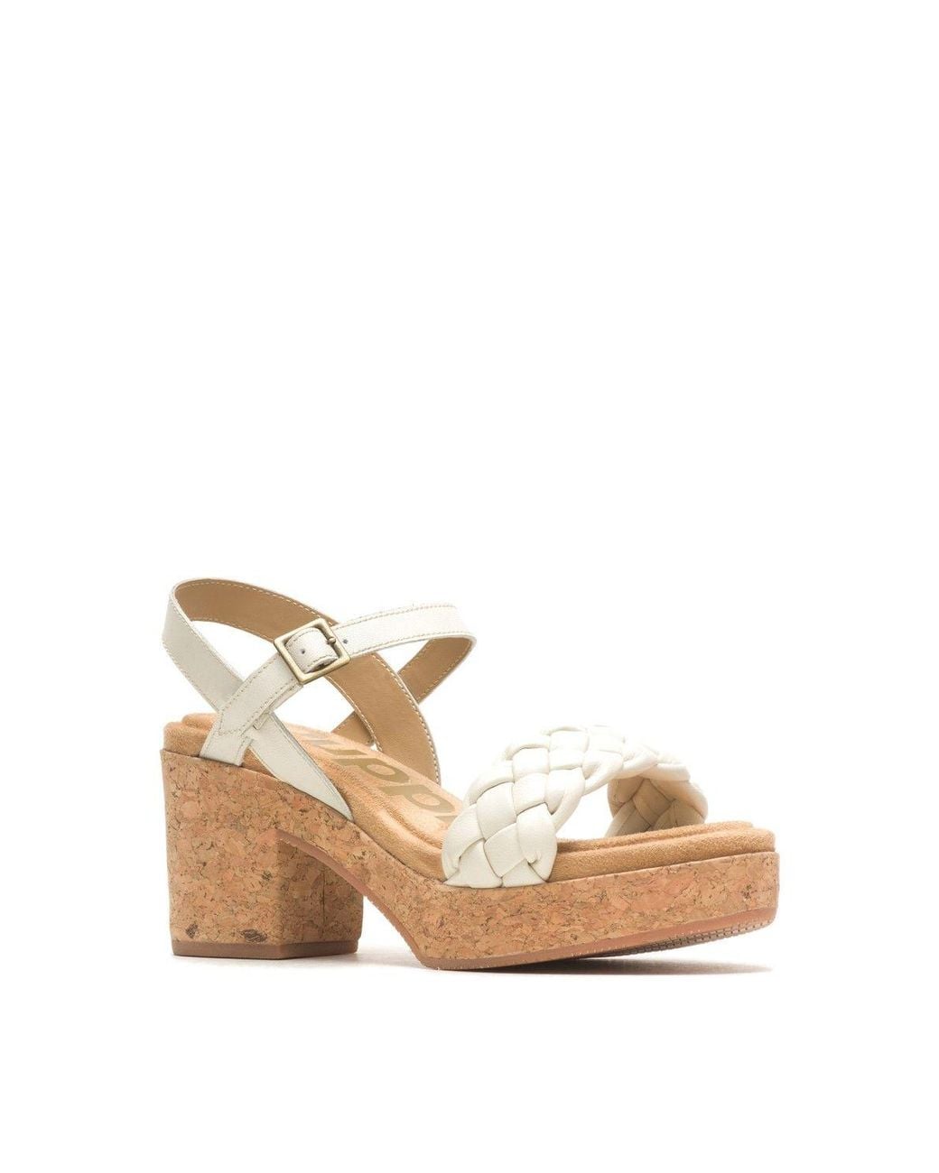 Hush Puppies White Poppy Quarter Strap Sandal