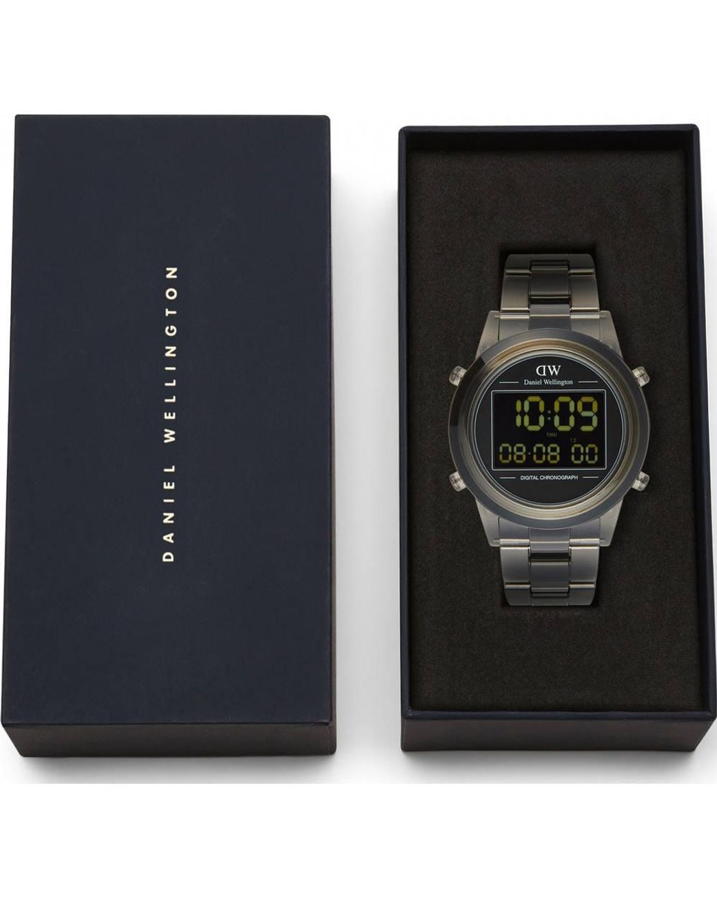 Daniel Wellington Black Dw00100765 Retro Digital 42Mm Quartz Watch