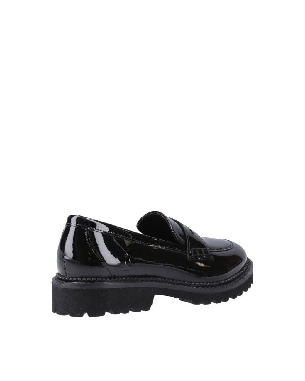 Hush Puppies Black Grazia Loafer Patent Senior