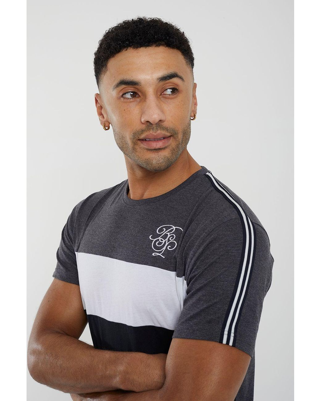 Brave Soul Blue T-Shirt & Shorts Set for men