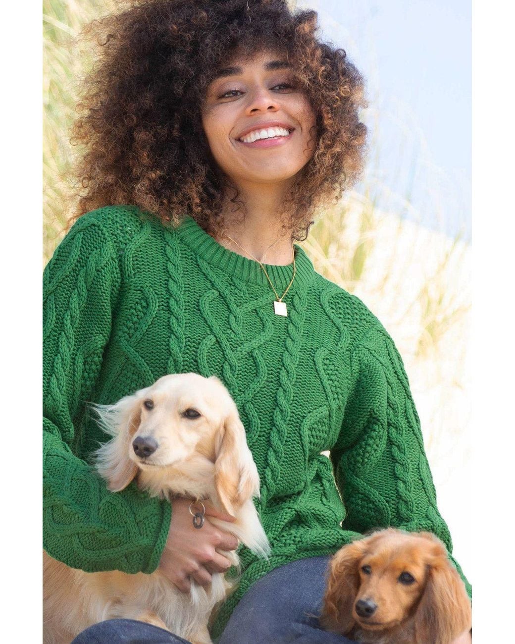 Kite Green Farrington Knit Jumper