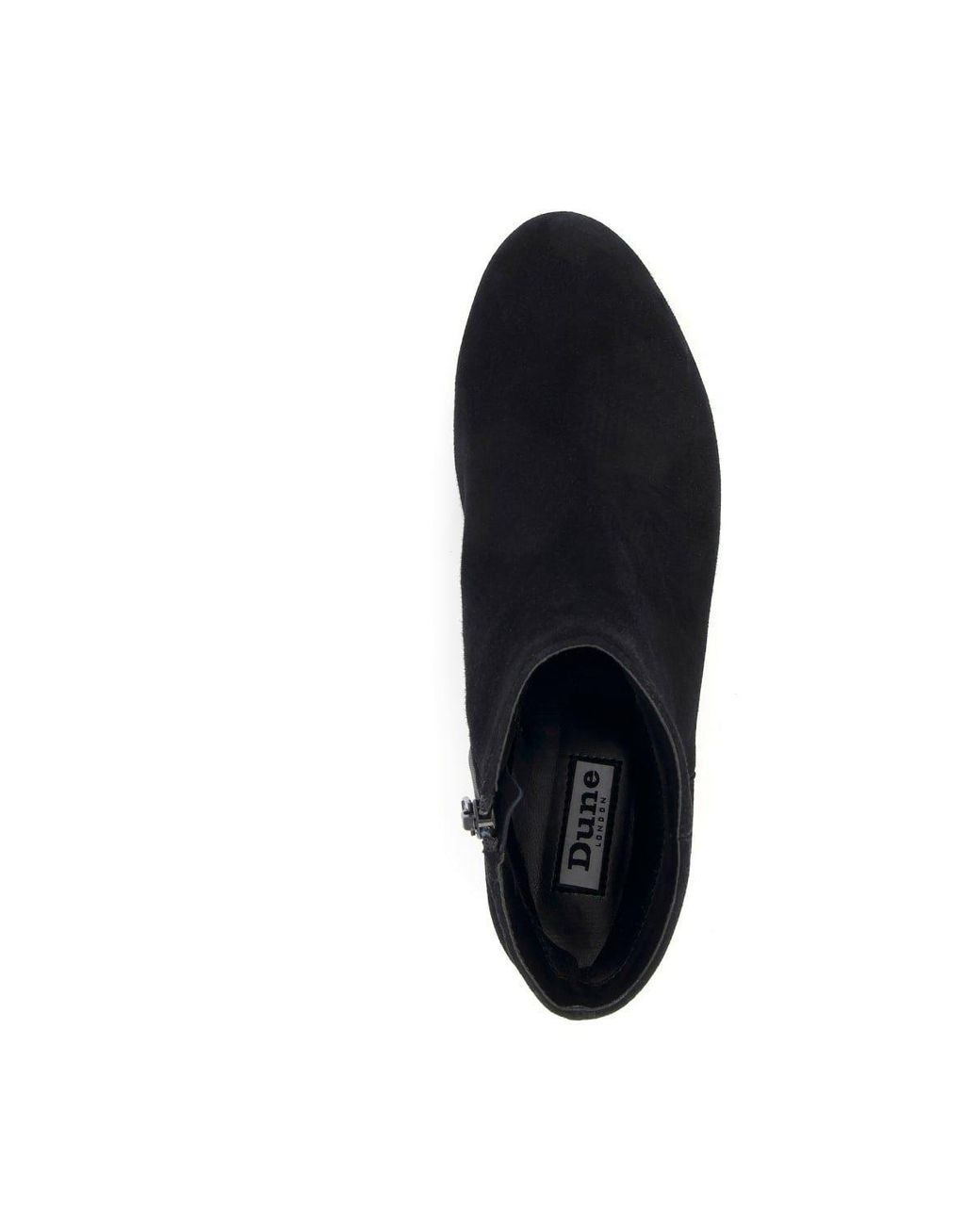Dune Black 'Pippie' Suede Ankle Boots