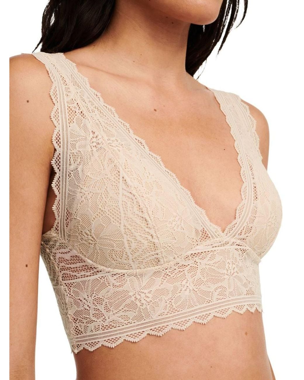 Chantelle Brown Easy Feel Floral Touch Wirefree Triangle Bralette