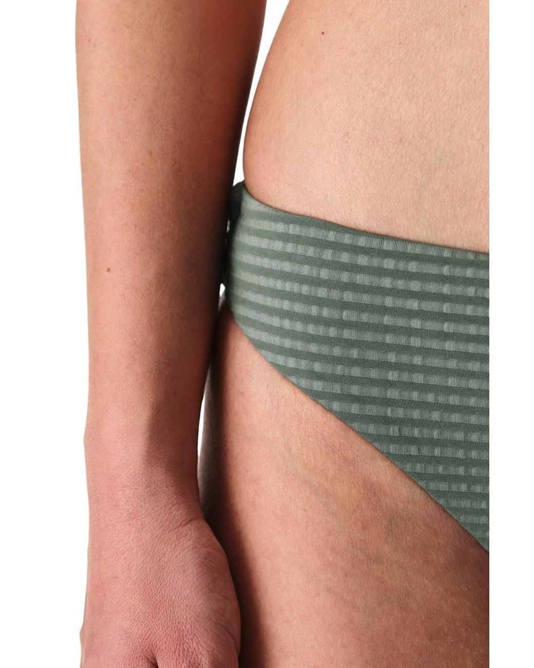Penti Green Rana Textured High Waist Bikini Bottom