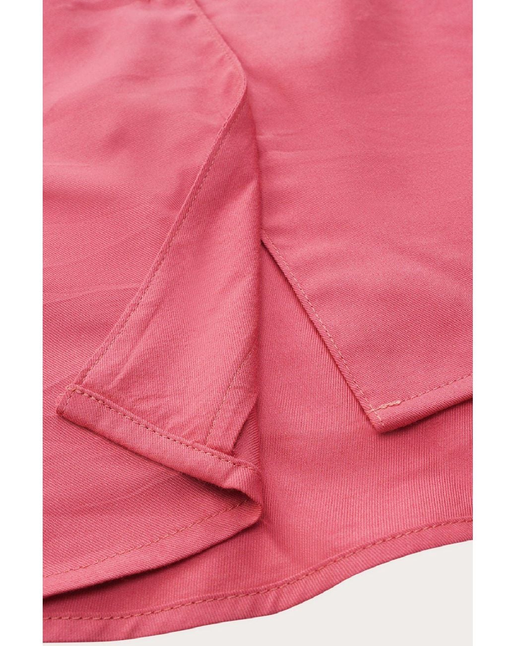 Enorsia Pink Soft Touch Button Through Shirt & Trouser Pyjama Set