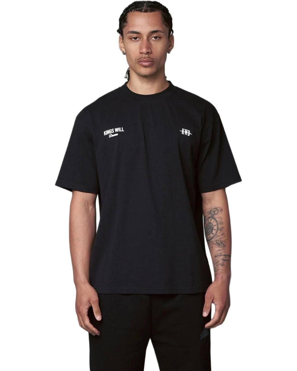 Kings Will Dream Black Studio Garment District T-Shirt for men
