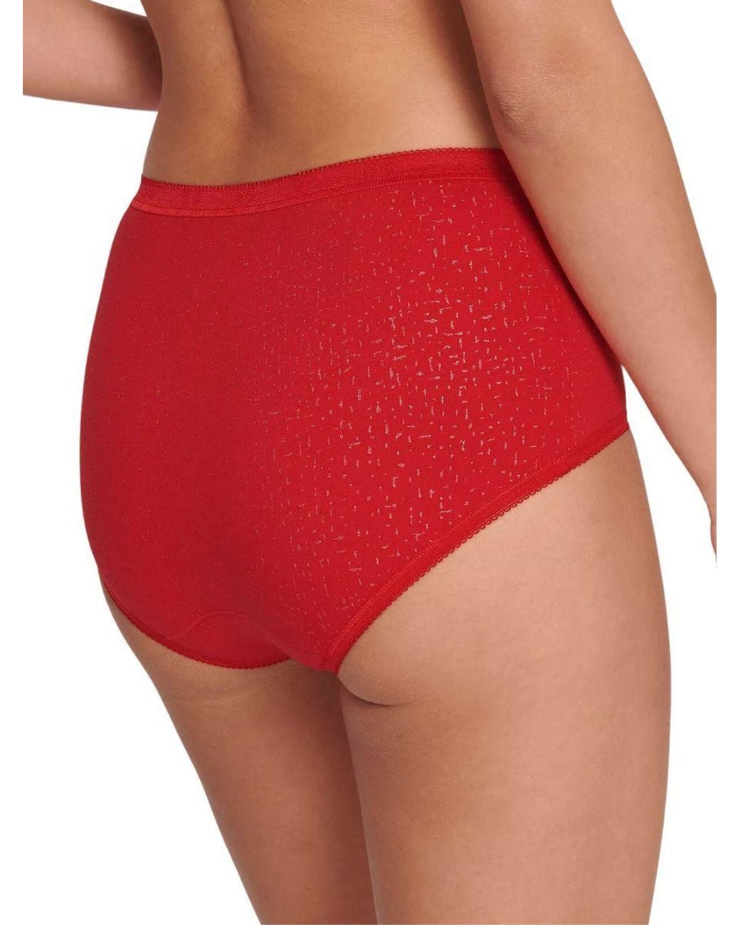 Sloggi Red Basic+ Midi 3 Pack Briefs
