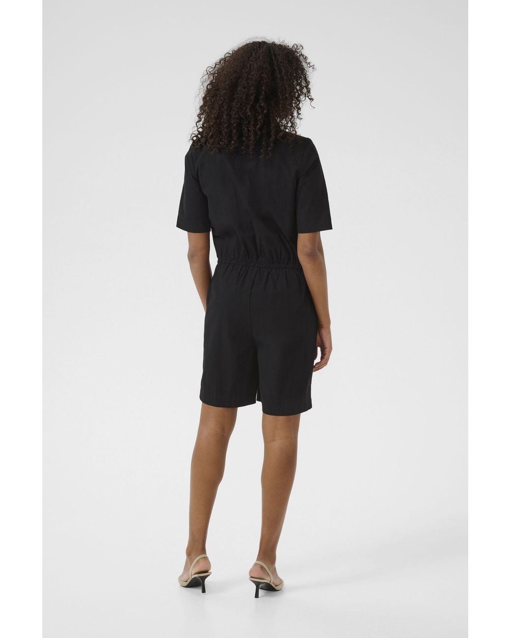 Kaffe Black Kapaya Playsuit