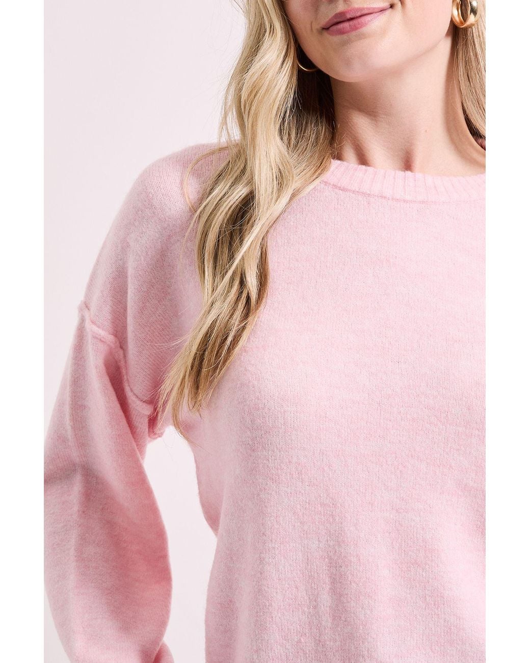 Dorothy Perkins Pink Relaxed Crew Jumper