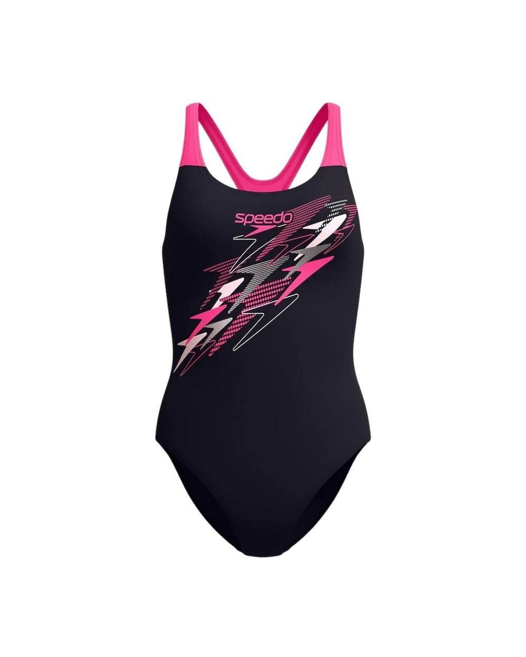 Speedo Blue Medalist Logo One Piece Swimsuit