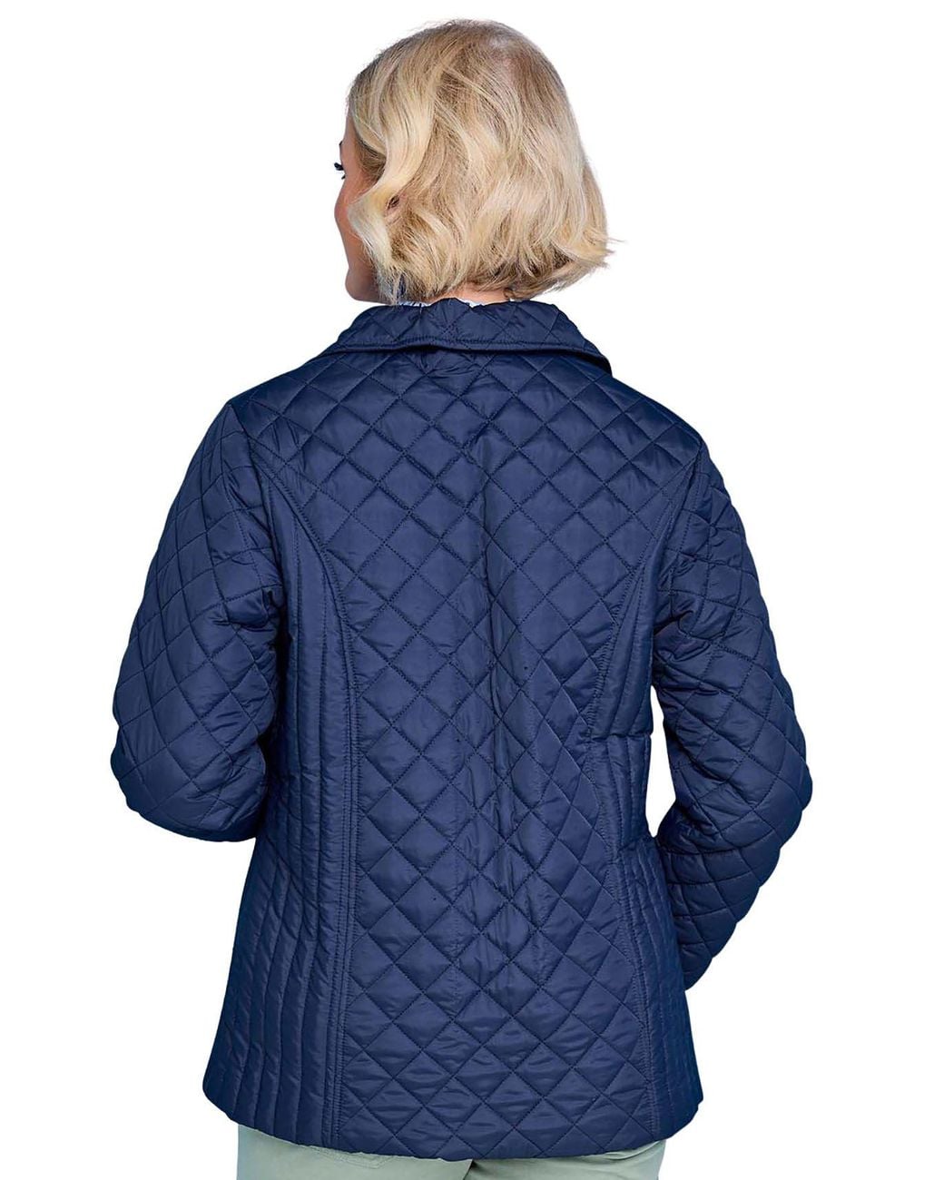 Chums Blue Diamond Quilted Showerproof Jacket