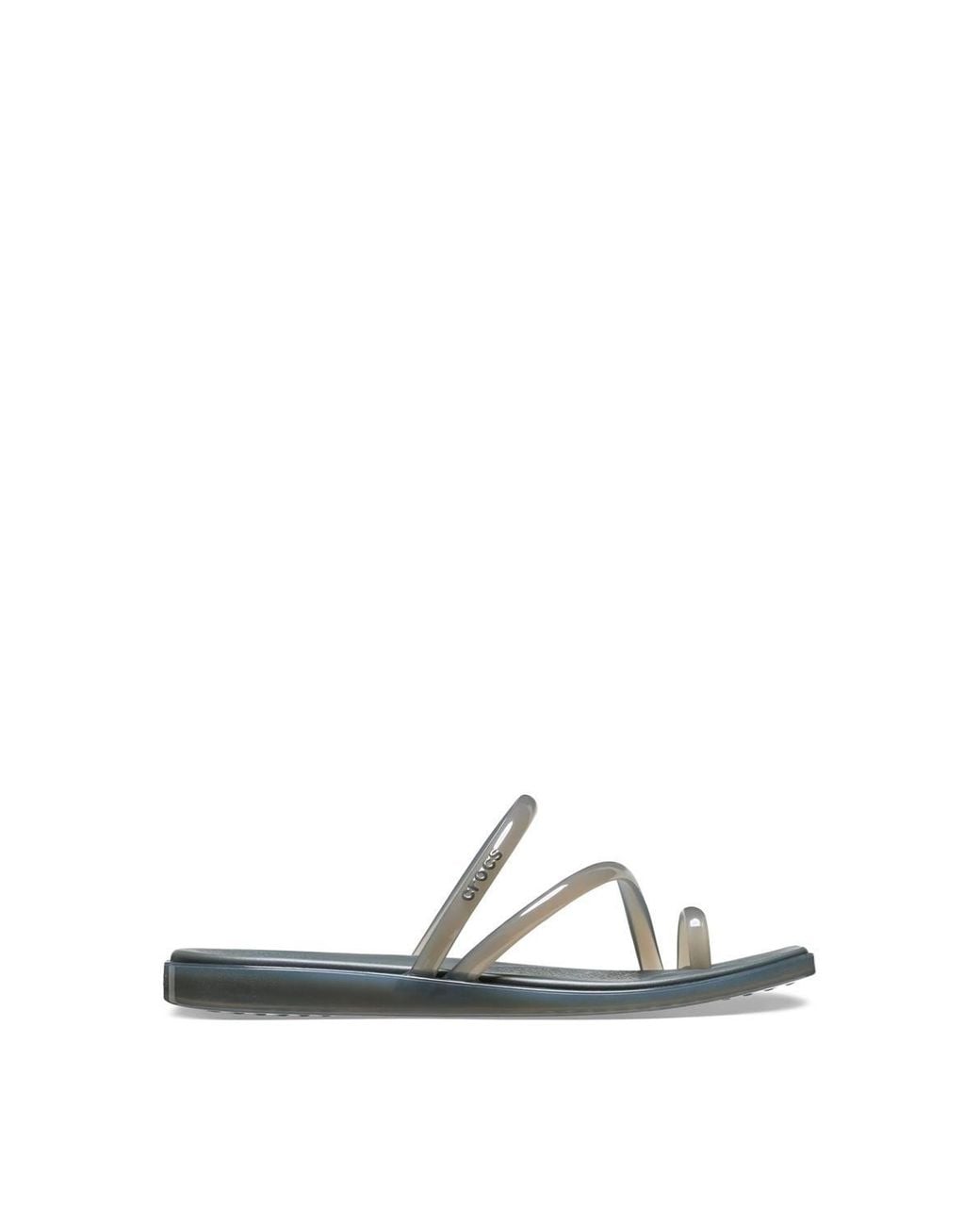 CROCSTM Gray Miami Jely Toe Loop Sandal