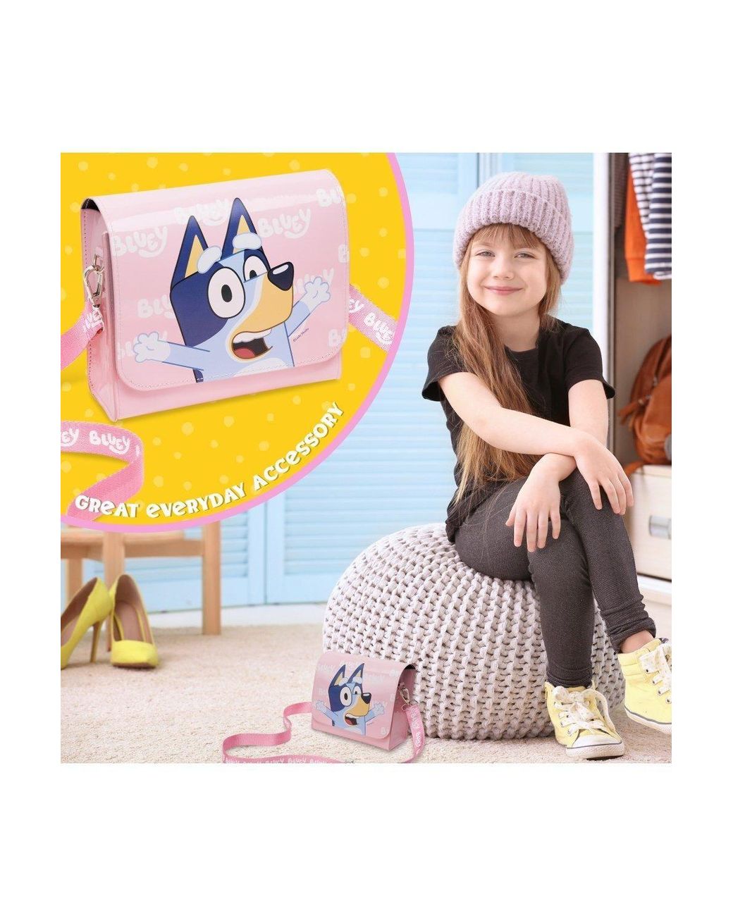 Bluey Pink Shoulder Bag