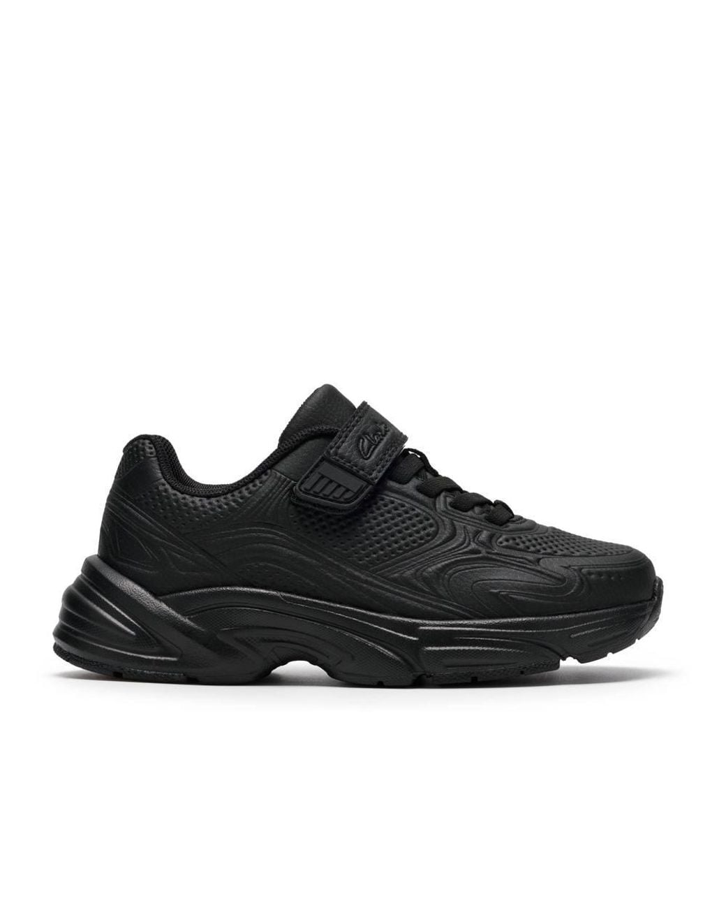 Clarks Black Craftonsolo K Trainers