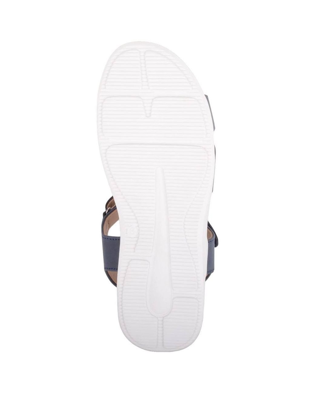 Absolute Footwear Blue Sequin Diamante Touch & Close Summer Holiday Evening Sandals