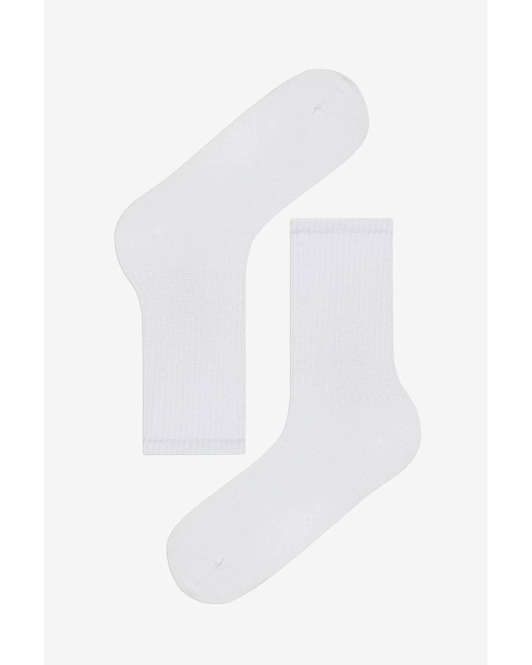 Penti White Basic 2-Pack Crew Socks for men