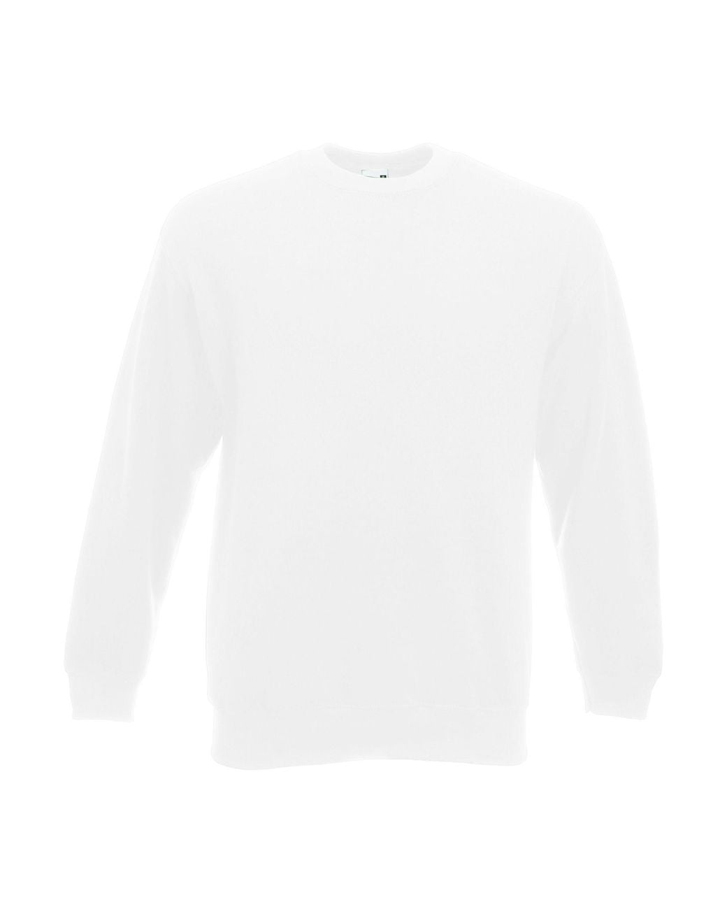 Fruit Of The Loom White Classic 80 20 Set-In Sweatshirt for men